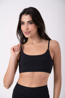 Top Básico Alça Fina - Preto